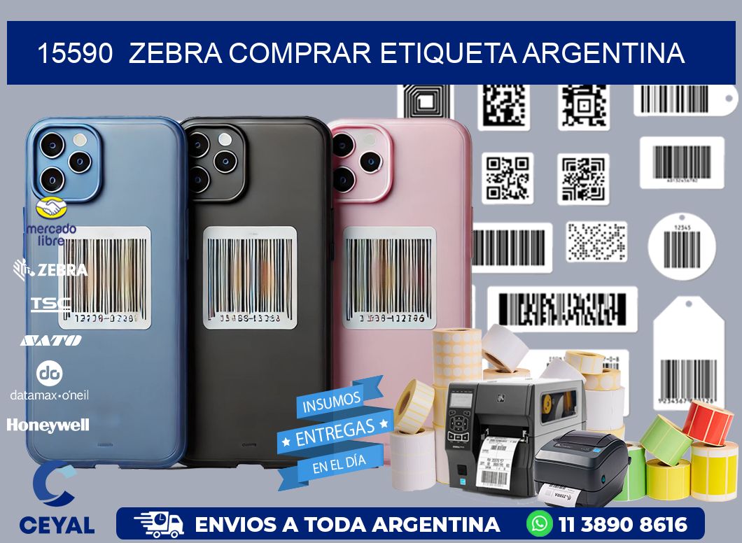 15590  ZEBRA COMPRAR ETIQUETA ARGENTINA
