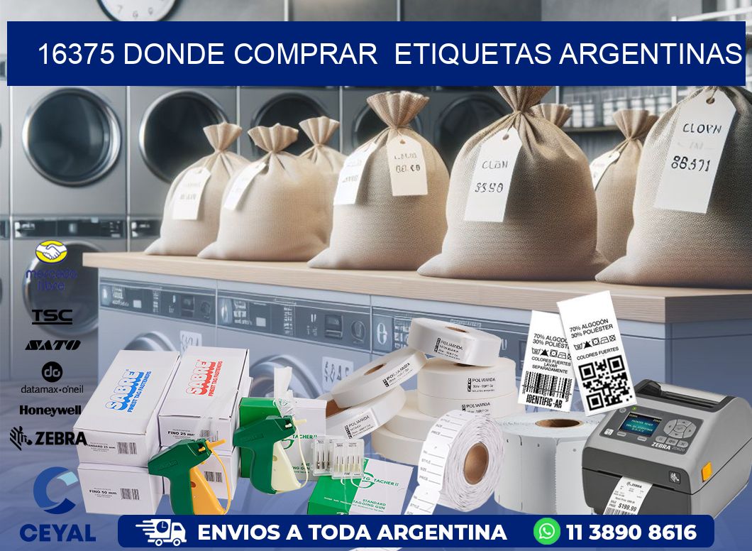 16375 DONDE COMPRAR  ETIQUETAS ARGENTINAS