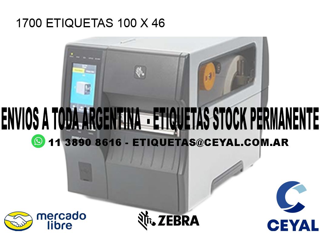 1700 ETIQUETAS 100 x 46