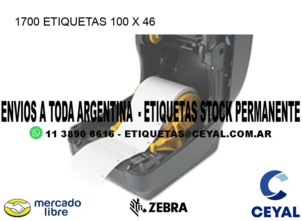 1700 ETIQUETAS 100 x 46
