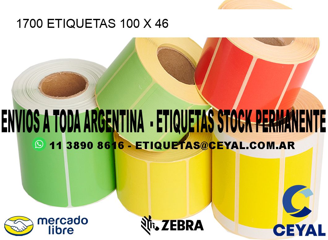 1700 ETIQUETAS 100 x 46