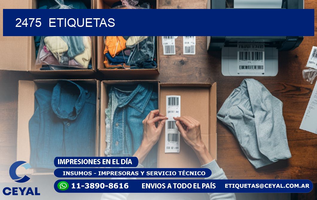 2475  ETIQUETAS