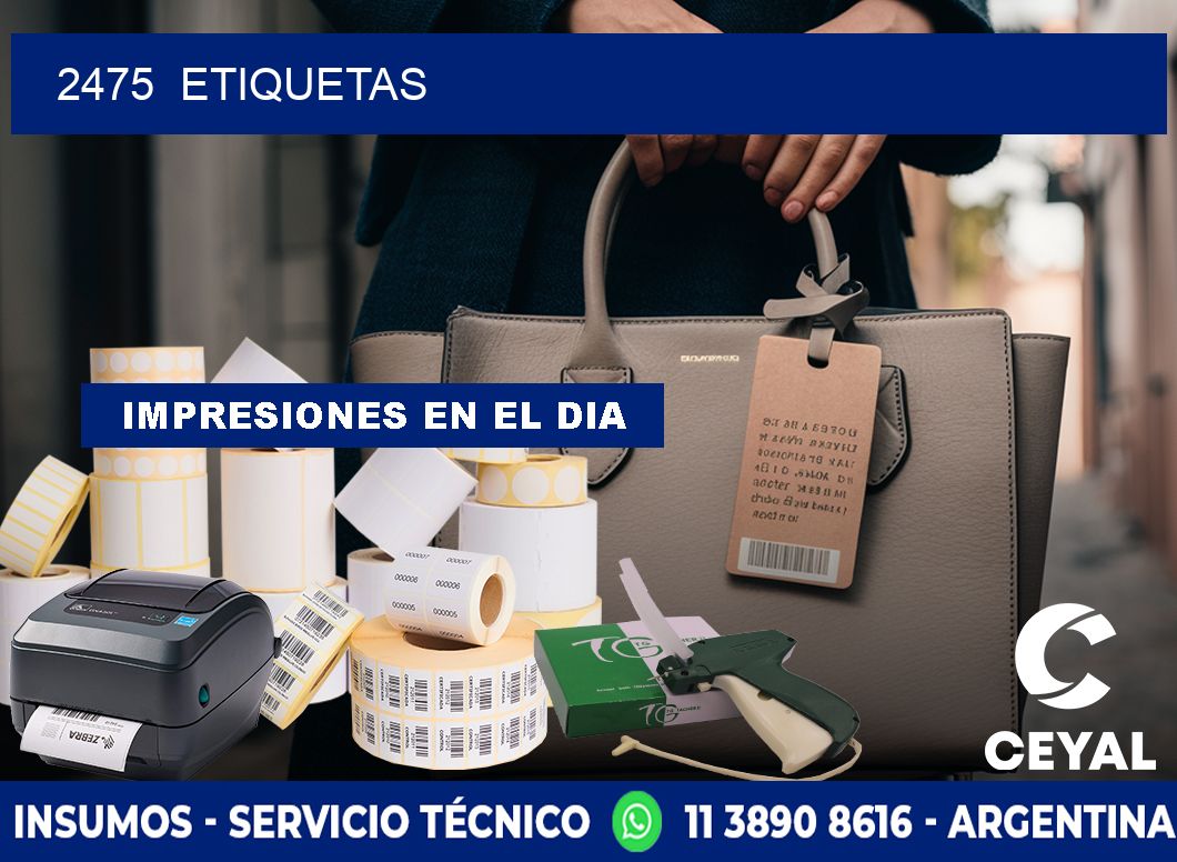 2475  ETIQUETAS