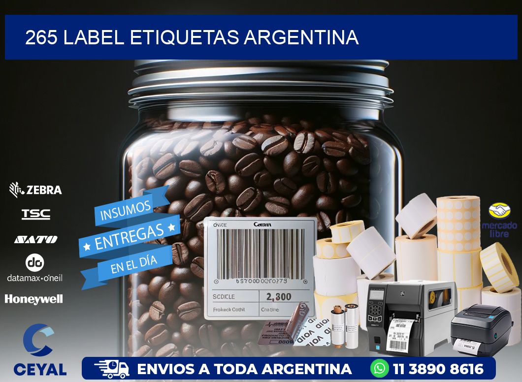 265 LABEL ETIQUETAS ARGENTINA