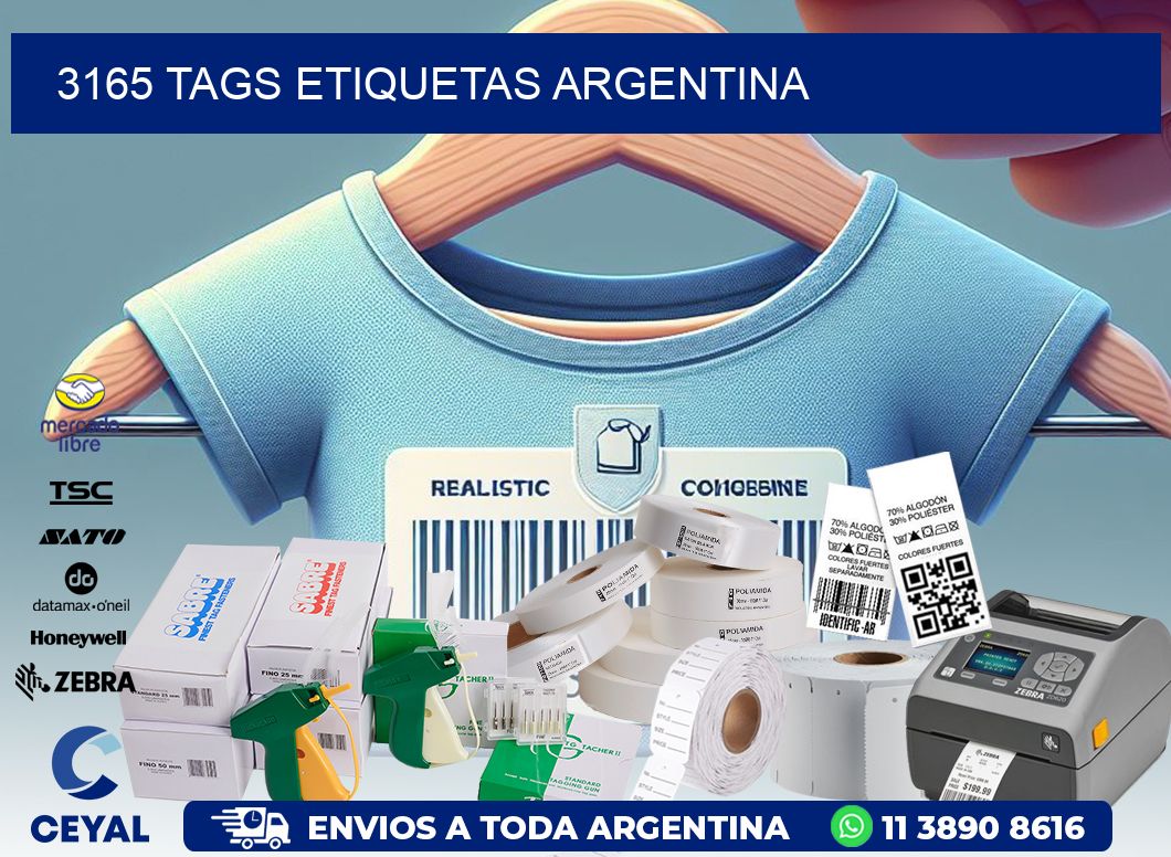 3165 TAGS ETIQUETAS ARGENTINA