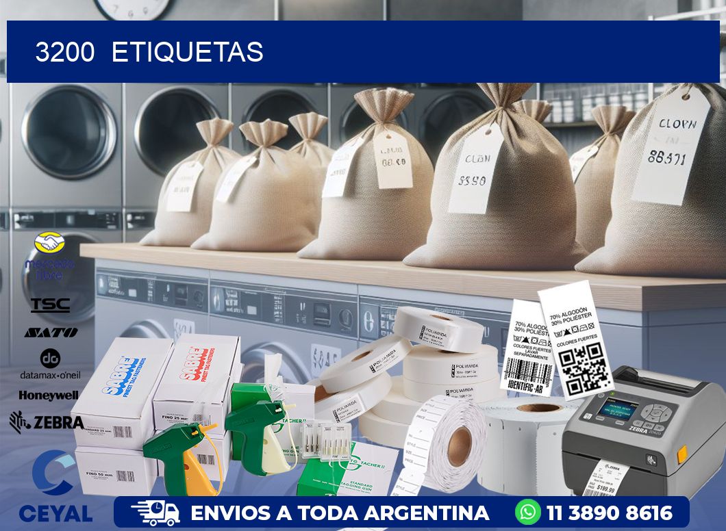 3200  ETIQUETAS