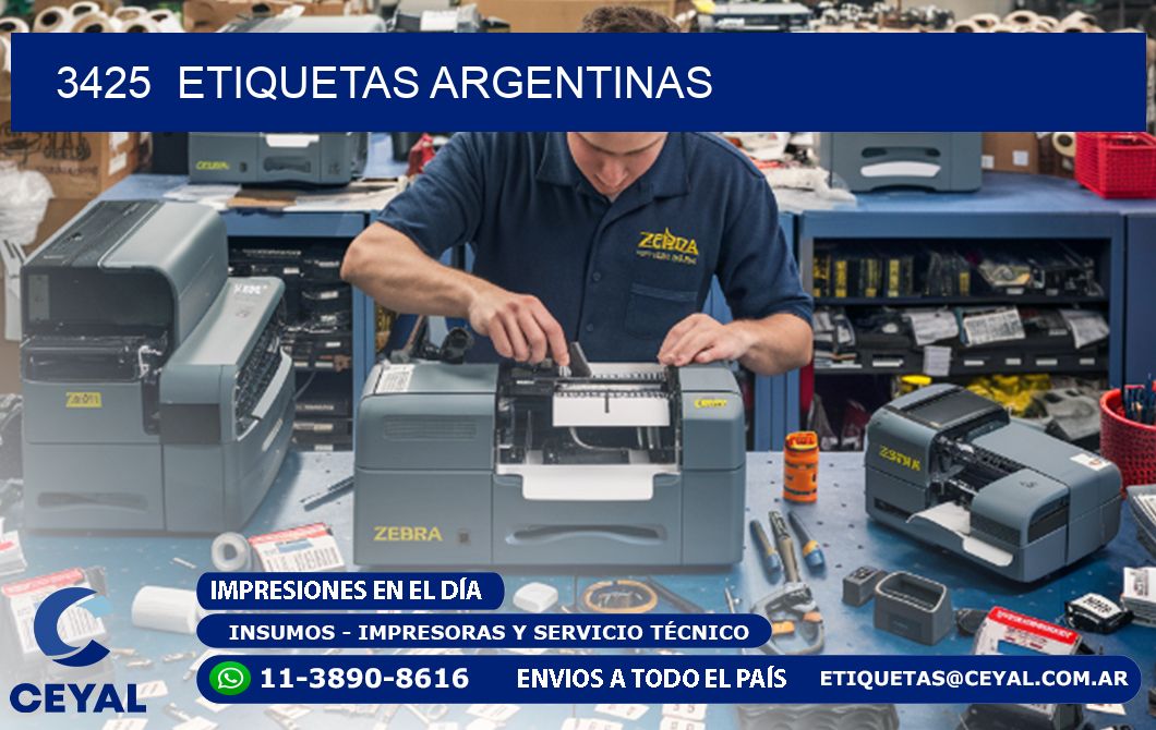 3425  ETIQUETAS ARGENTINAS