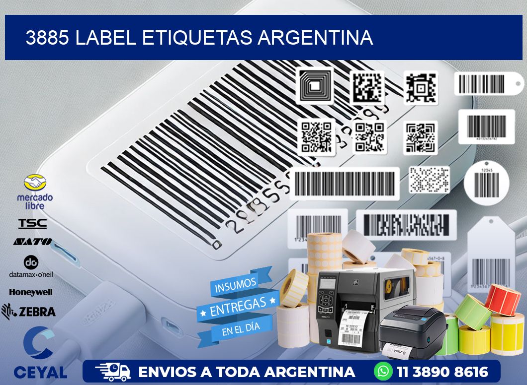 3885 LABEL ETIQUETAS ARGENTINA