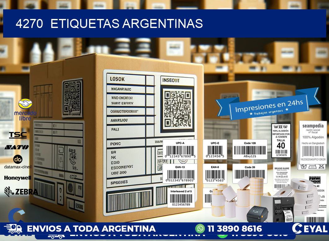4270  ETIQUETAS ARGENTINAS