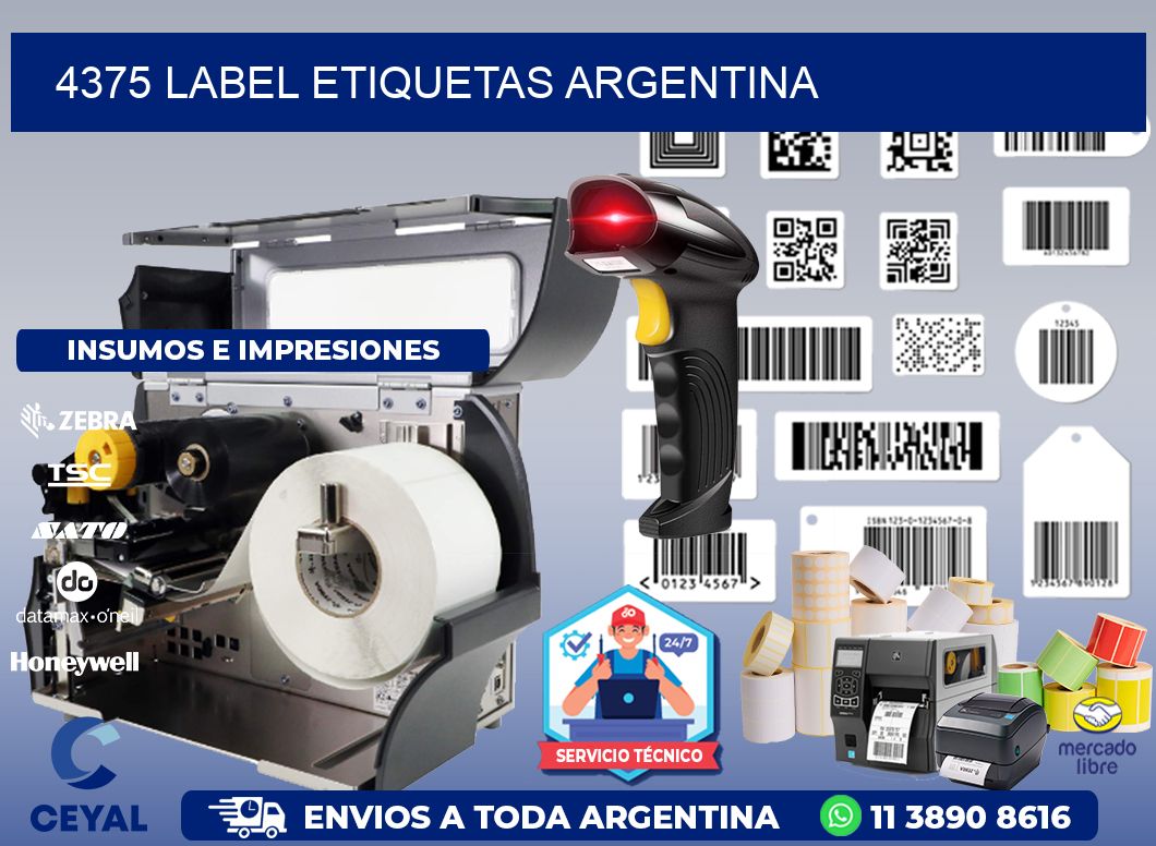 4375 LABEL ETIQUETAS ARGENTINA