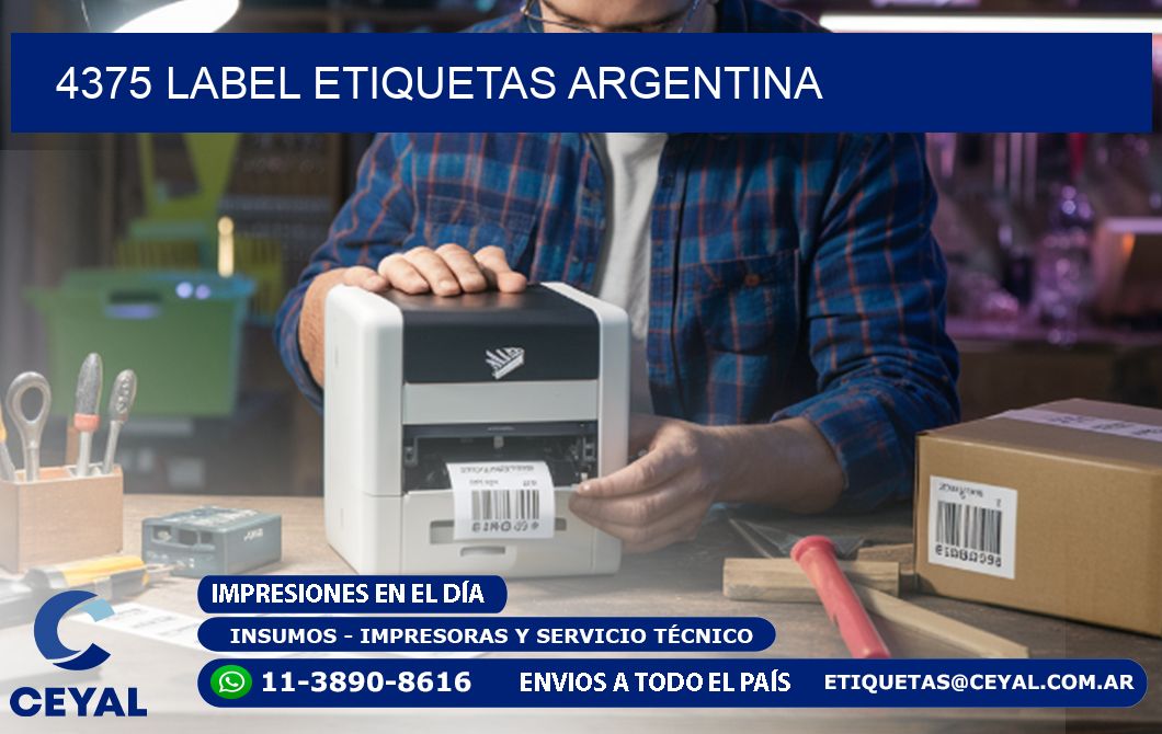 4375 LABEL ETIQUETAS ARGENTINA
