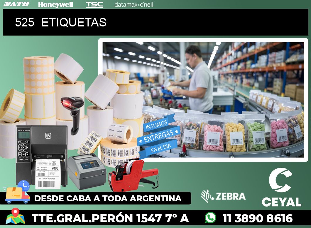 525  ETIQUETAS