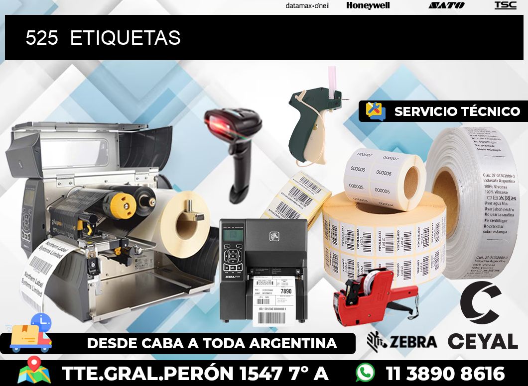 525  ETIQUETAS