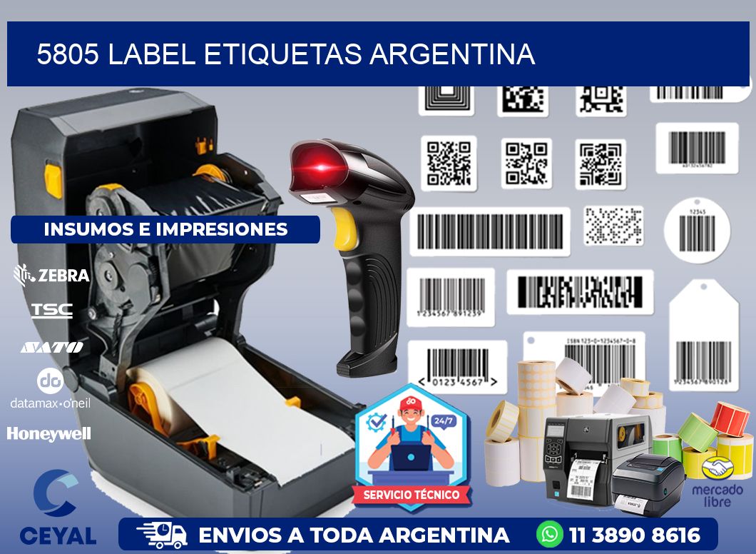 5805 LABEL ETIQUETAS ARGENTINA