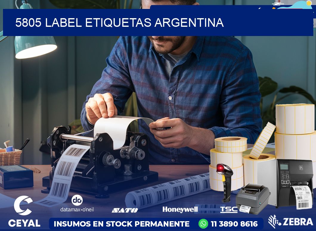 5805 LABEL ETIQUETAS ARGENTINA