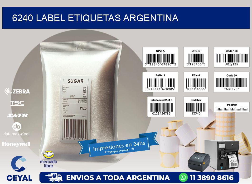 6240 LABEL ETIQUETAS ARGENTINA