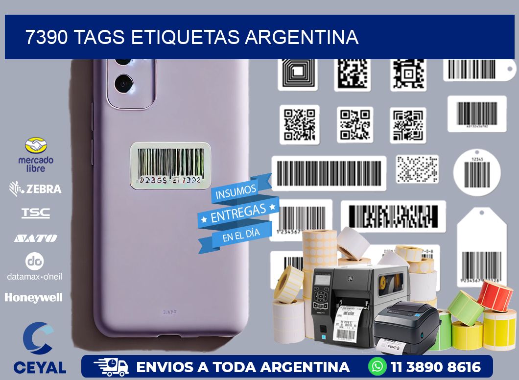 7390 TAGS ETIQUETAS ARGENTINA