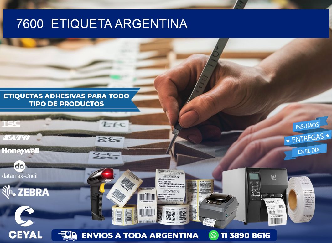 7600  ETIQUETA ARGENTINA