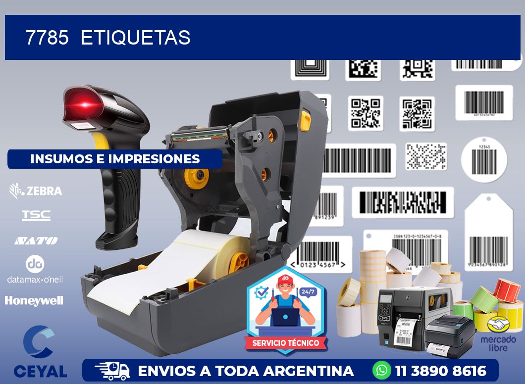 7785  ETIQUETAS