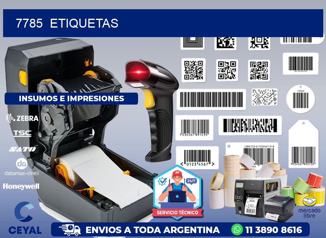 7785  ETIQUETAS