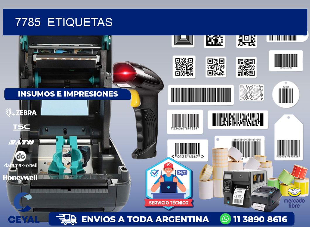 7785  ETIQUETAS