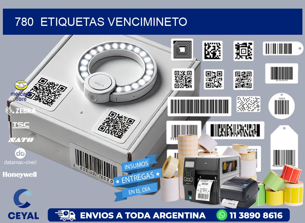780  ETIQUETAS VENCIMINETO