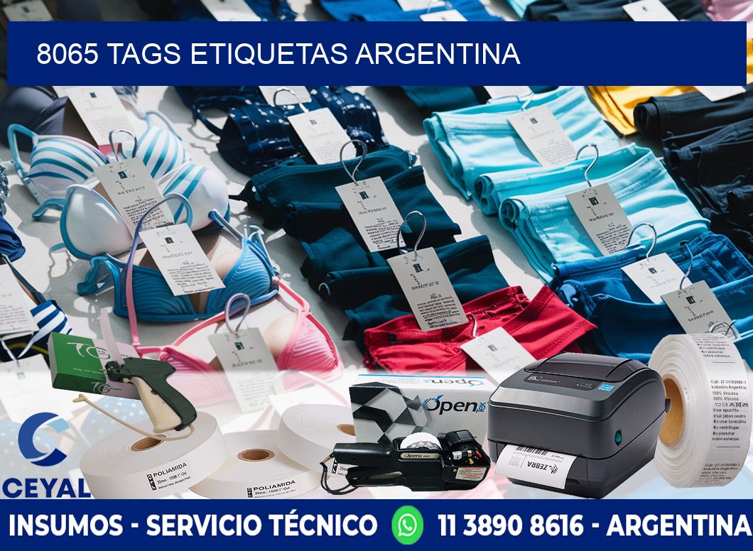 8065 TAGS ETIQUETAS ARGENTINA