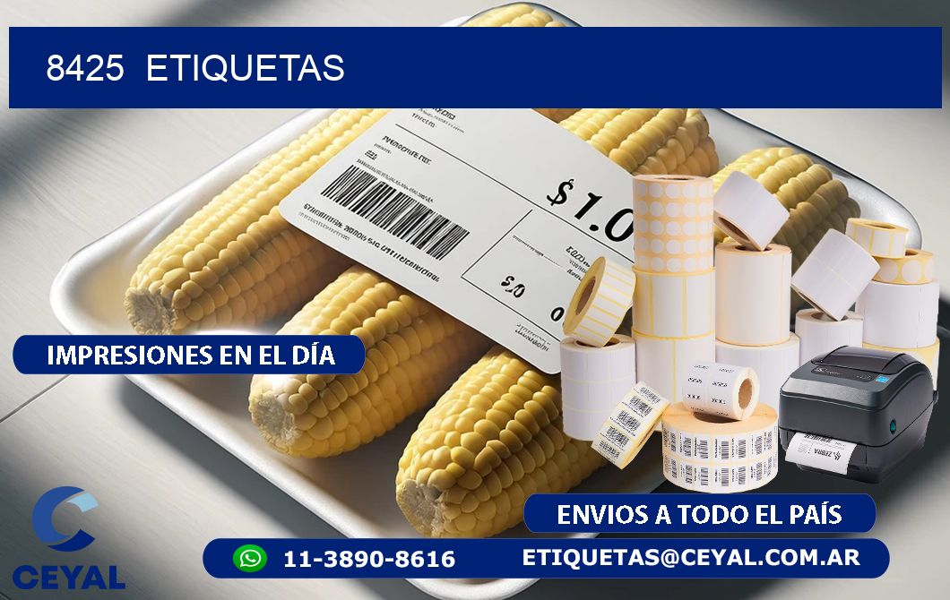 8425  ETIQUETAS