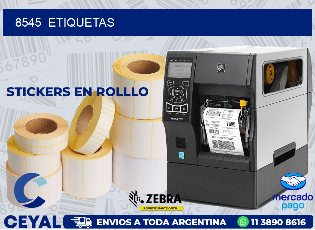 8545  ETIQUETAS