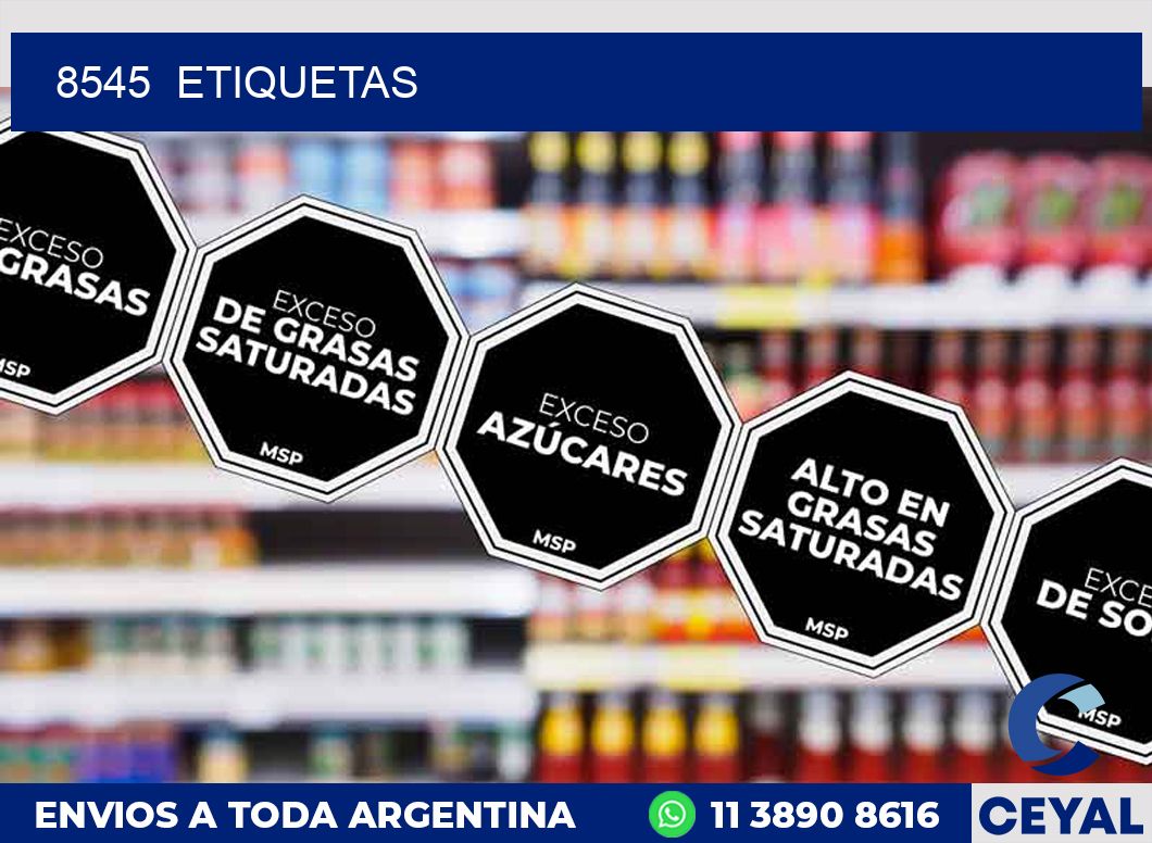 8545  ETIQUETAS