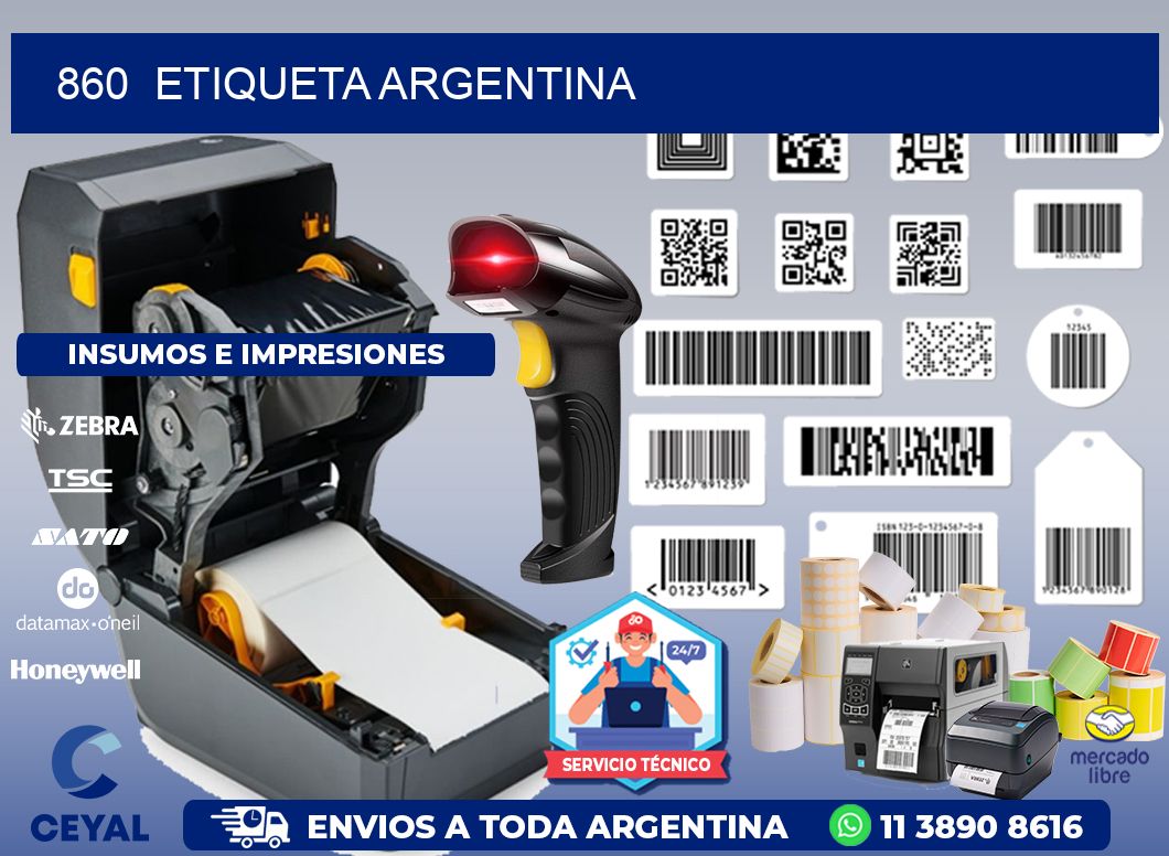860  ETIQUETA ARGENTINA
