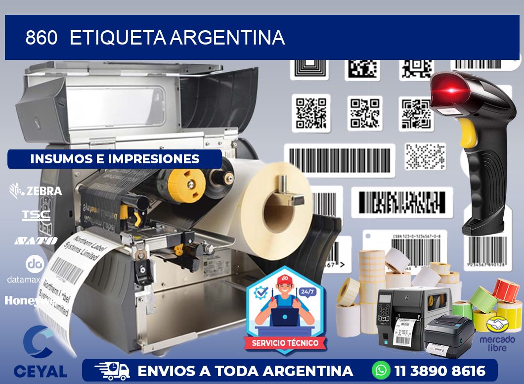 860  ETIQUETA ARGENTINA