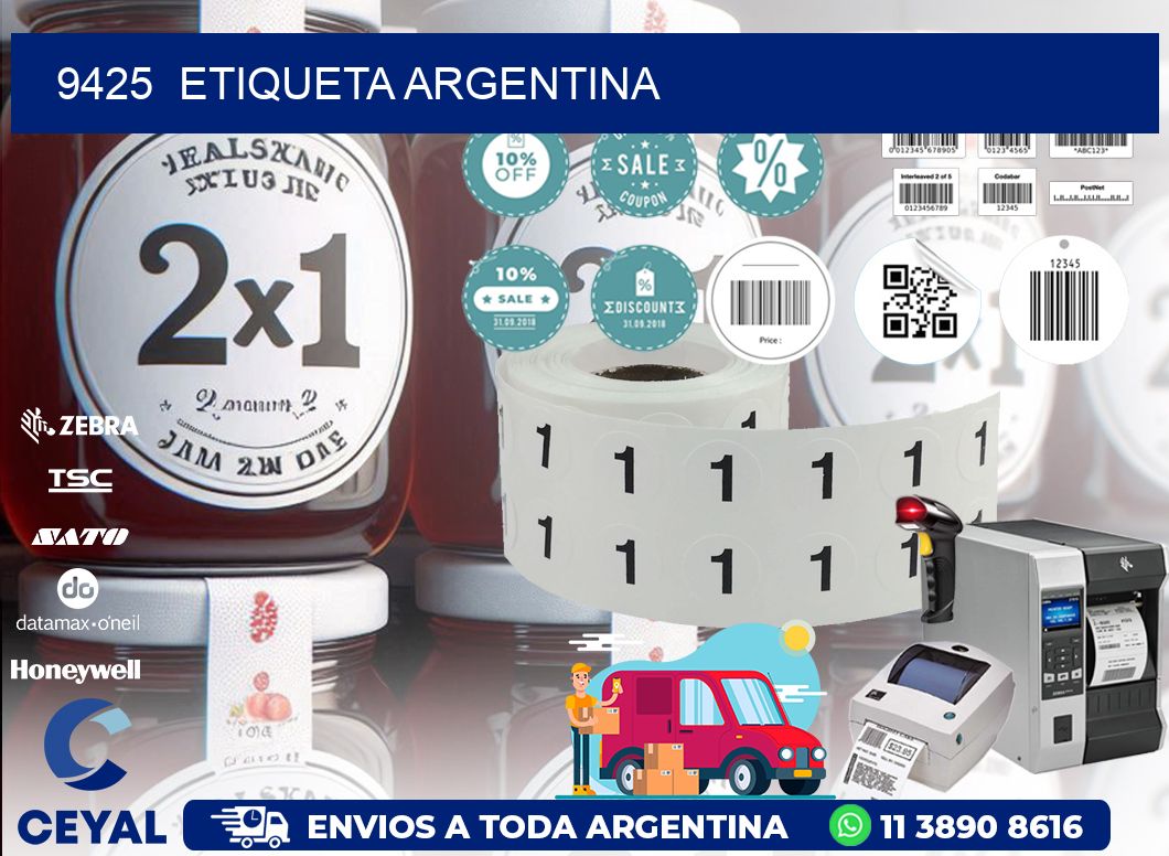 9425  ETIQUETA ARGENTINA