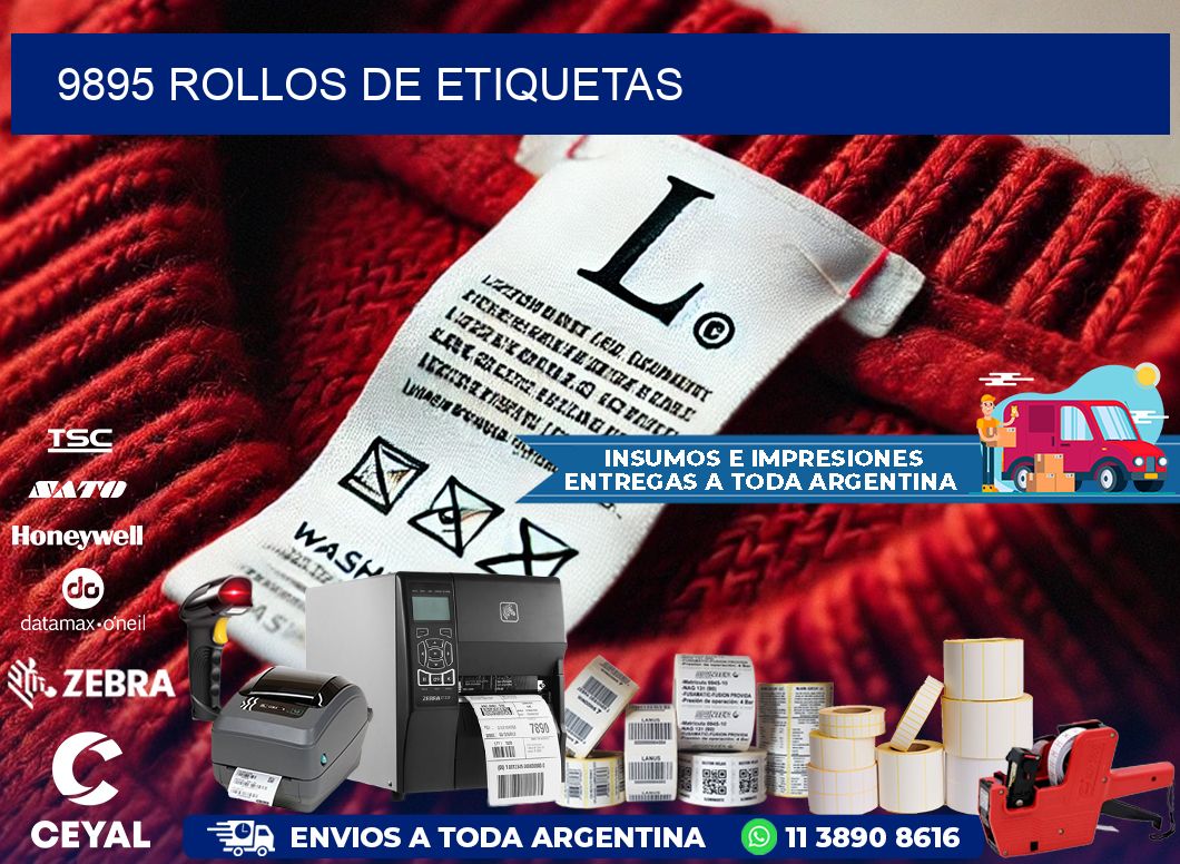 9895 ROLLOS DE ETIQUETAS