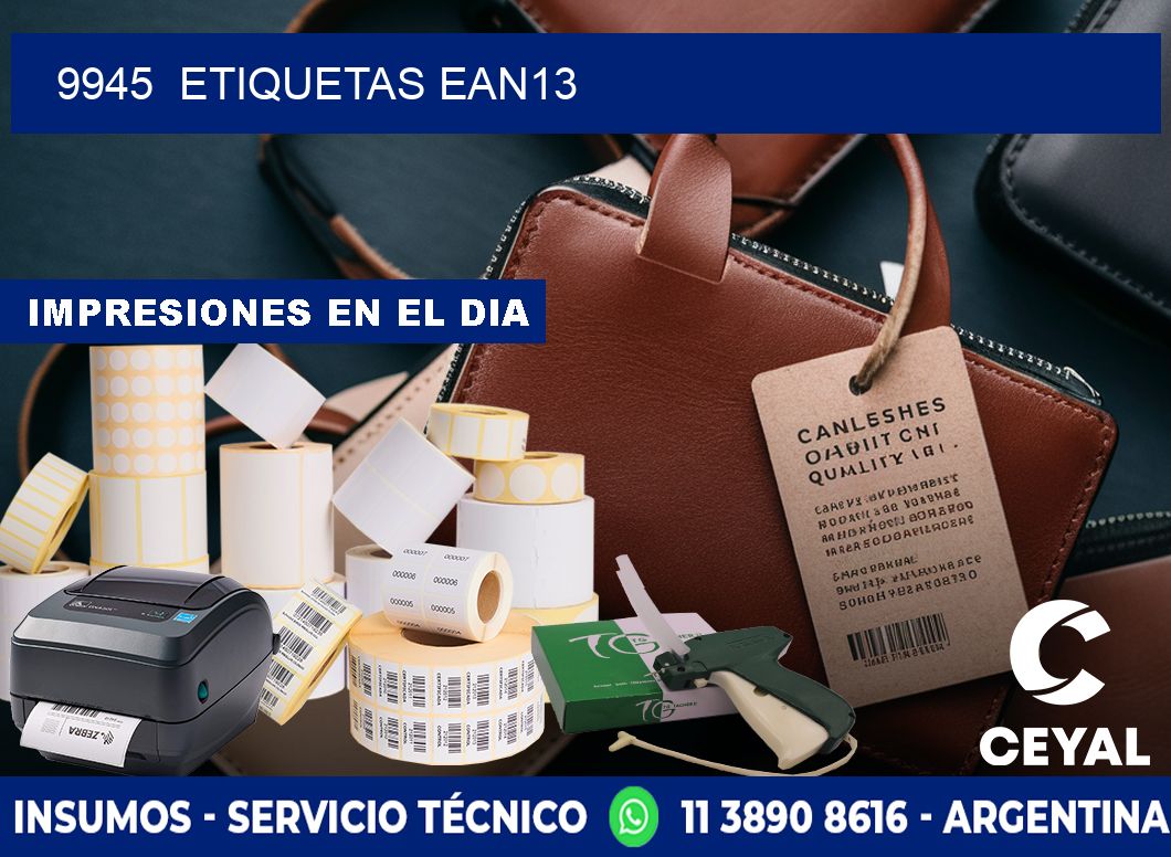 9945  ETIQUETAS EAN13