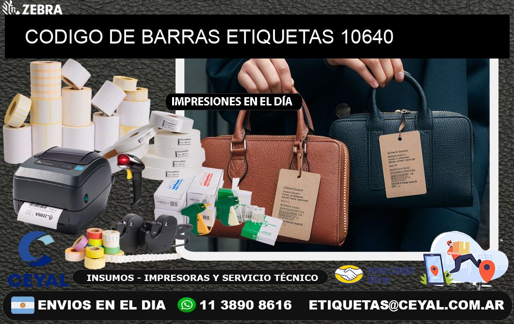 CODIGO DE BARRAS ETIQUETAS 10640