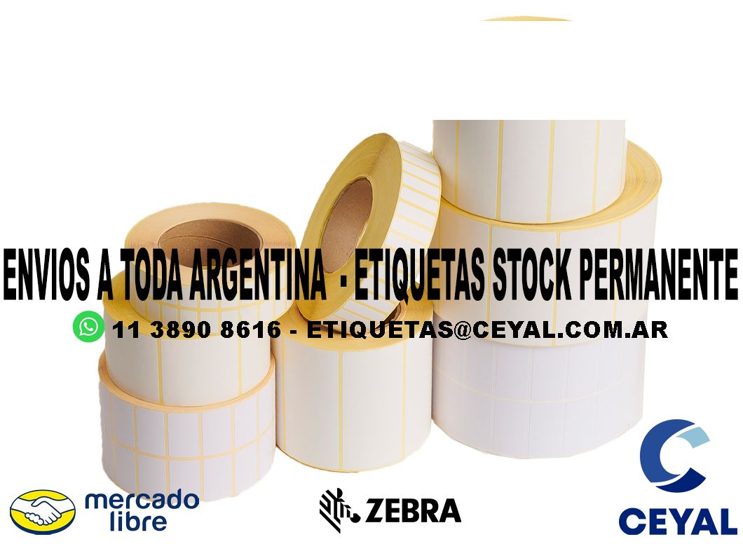DATAMAX HONEYWELL ETIQUETAS IMPRESAS  29 x 57