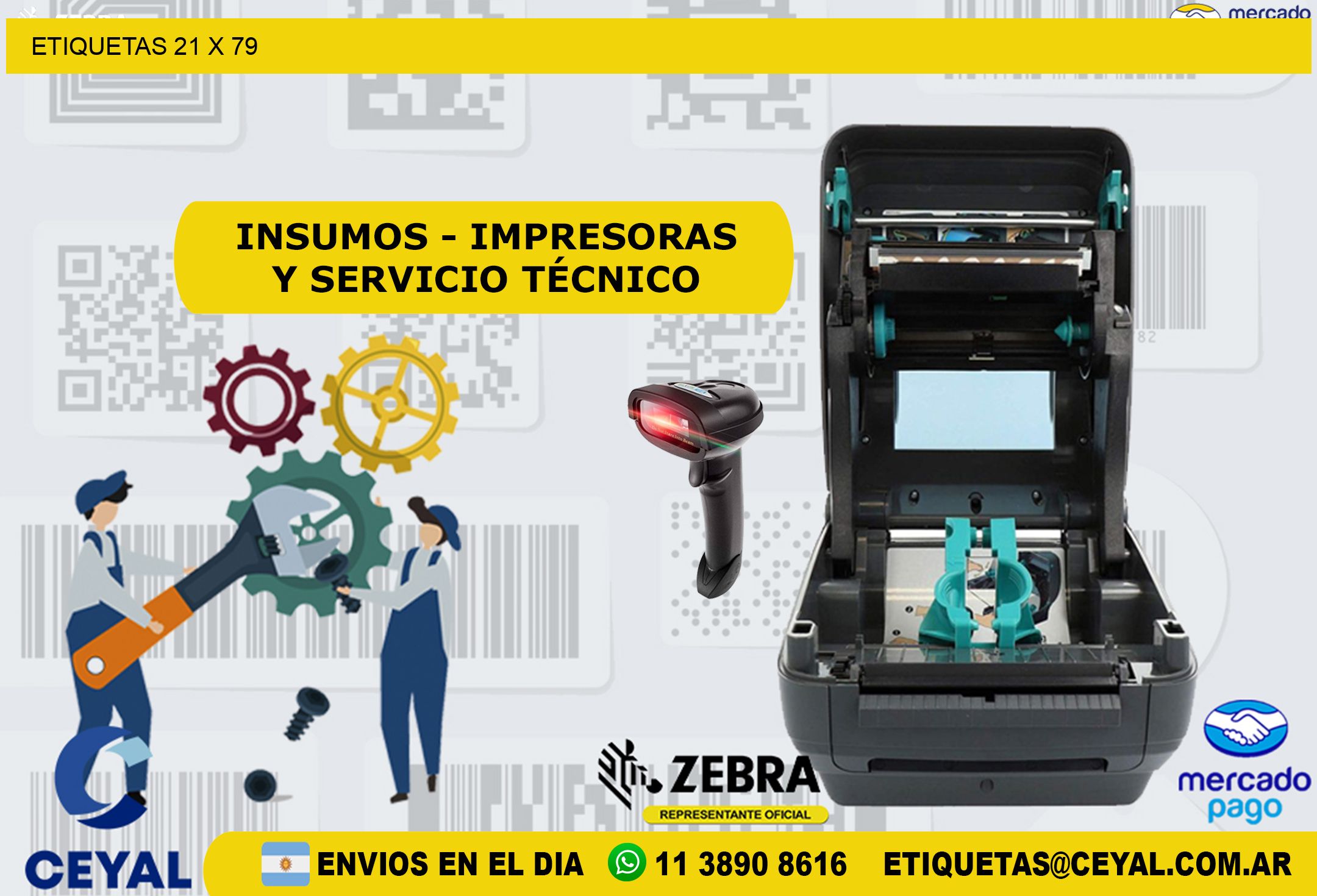 ETIQUETAS 21 x 79