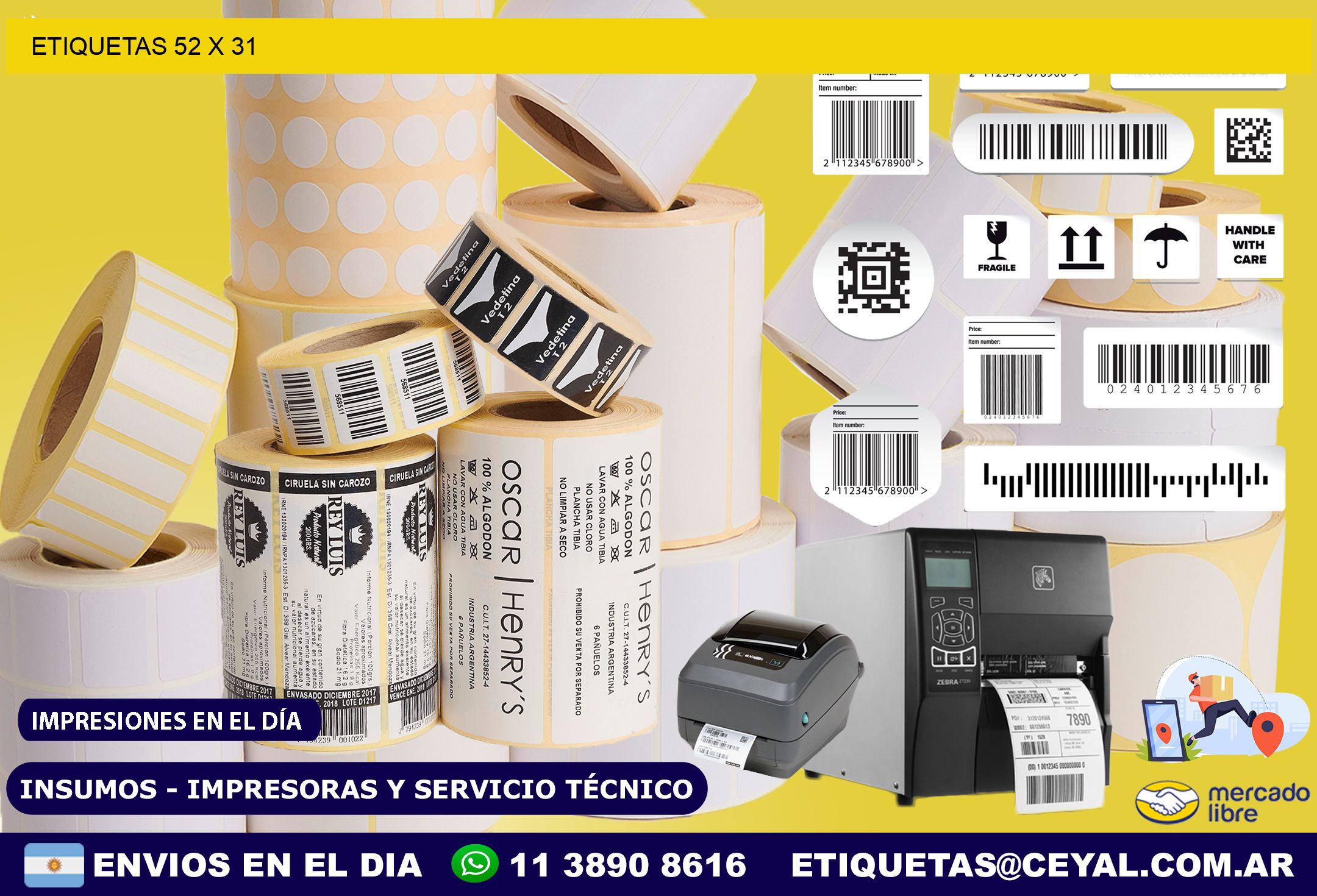 ETIQUETAS 52 x 31