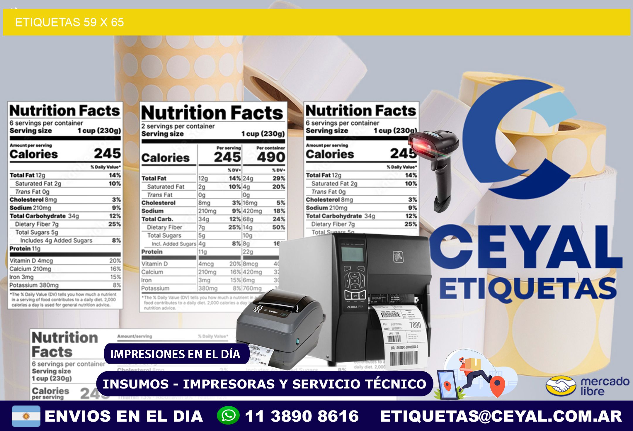 ETIQUETAS 59 x 65
