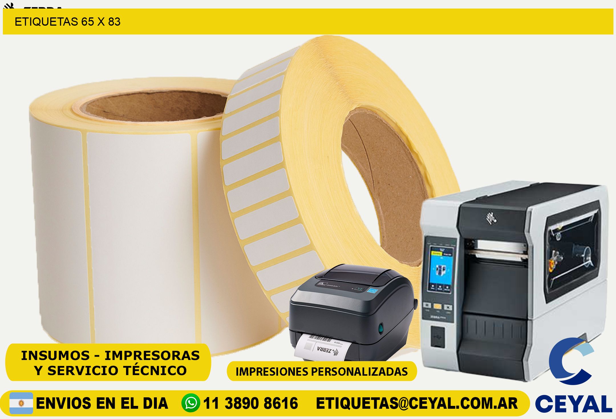 ETIQUETAS 65 x 83