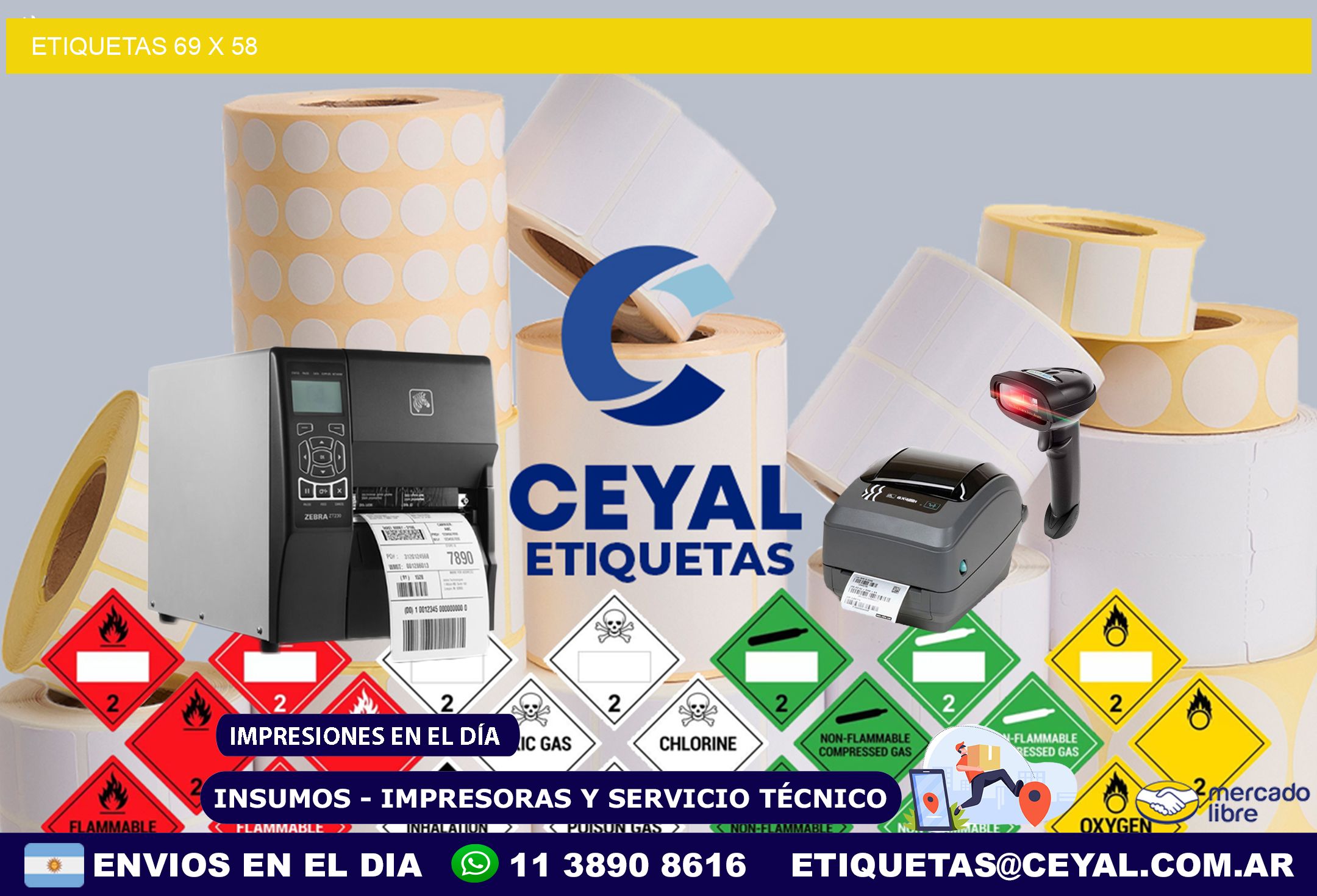 ETIQUETAS 69 x 58