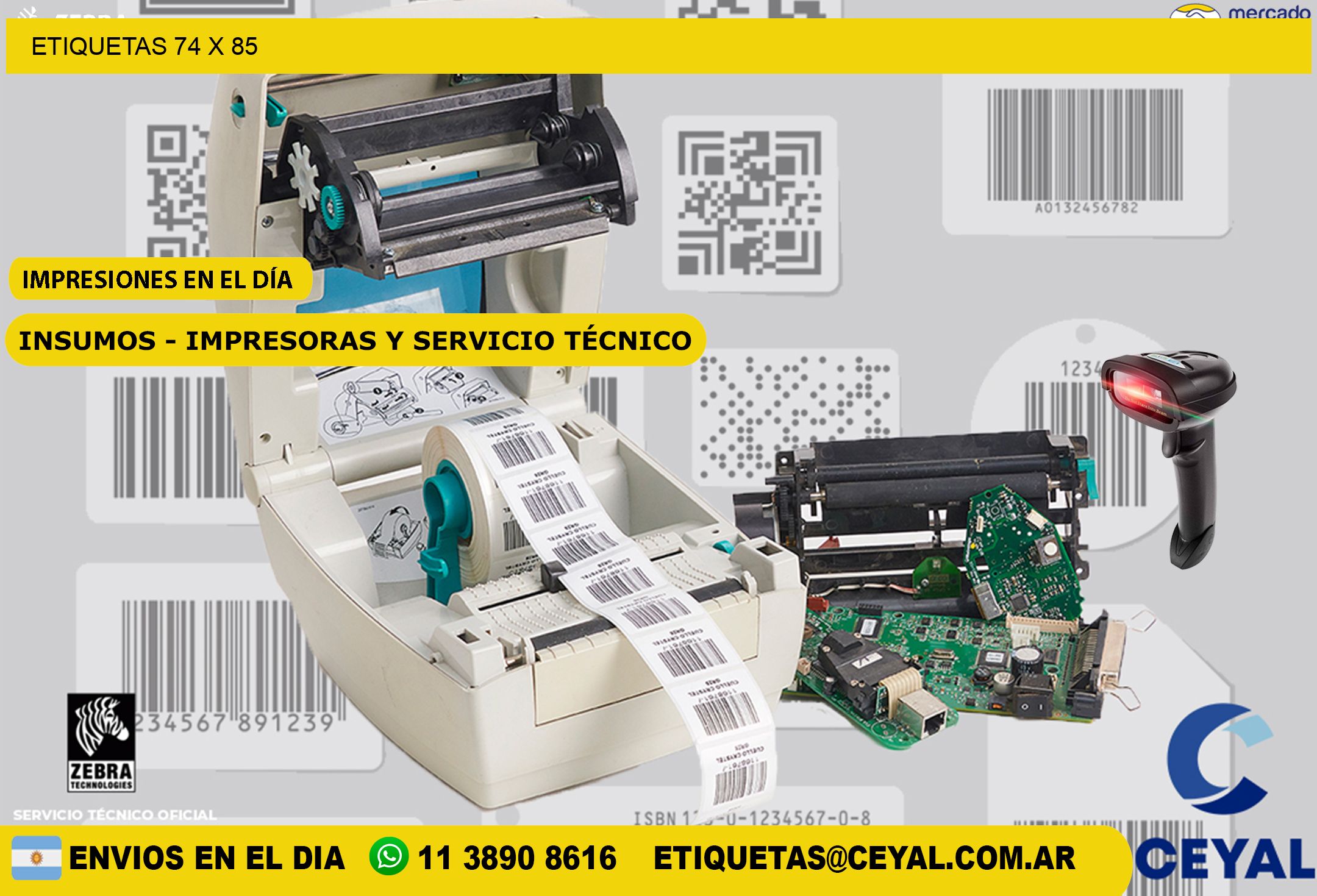 ETIQUETAS 74 x 85