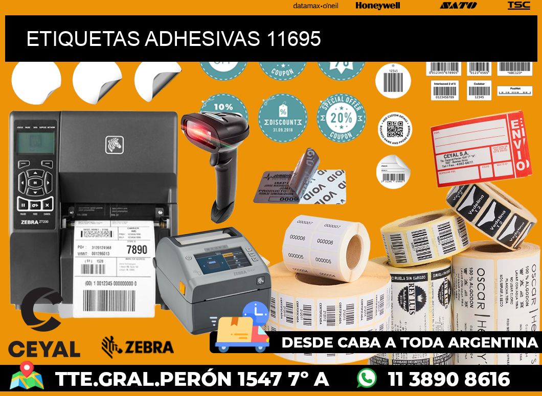 ETIQUETAS ADHESIVAS 11695