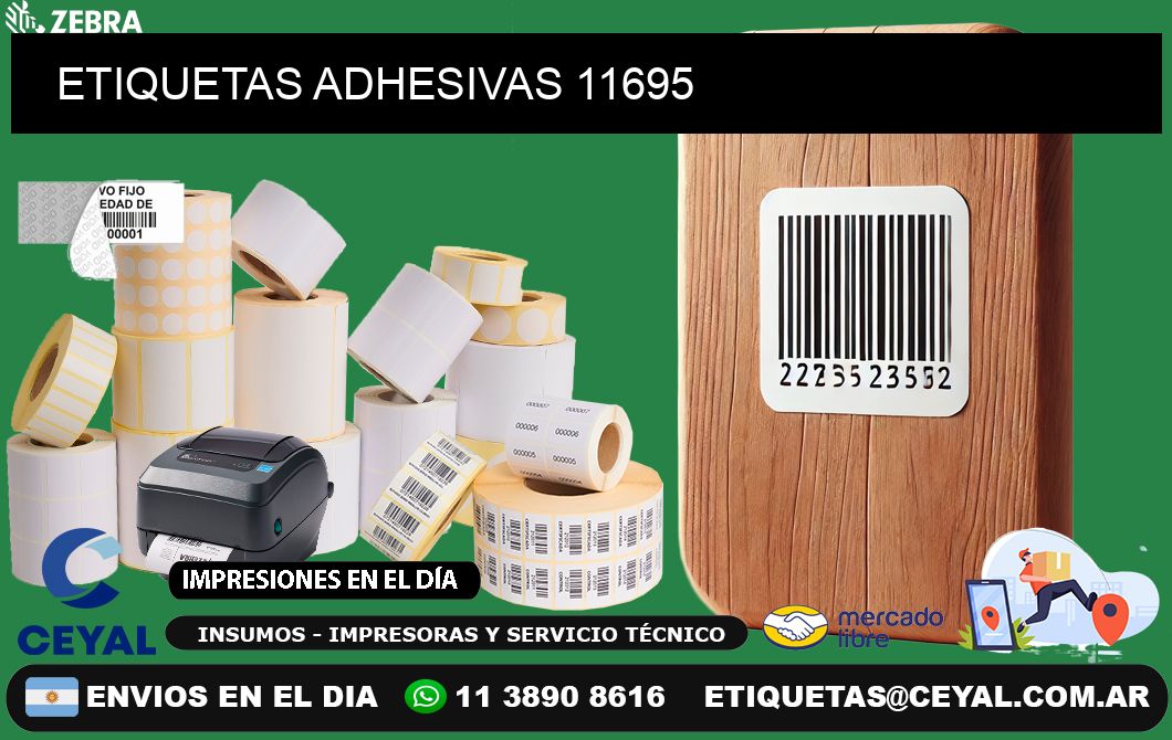 ETIQUETAS ADHESIVAS 11695