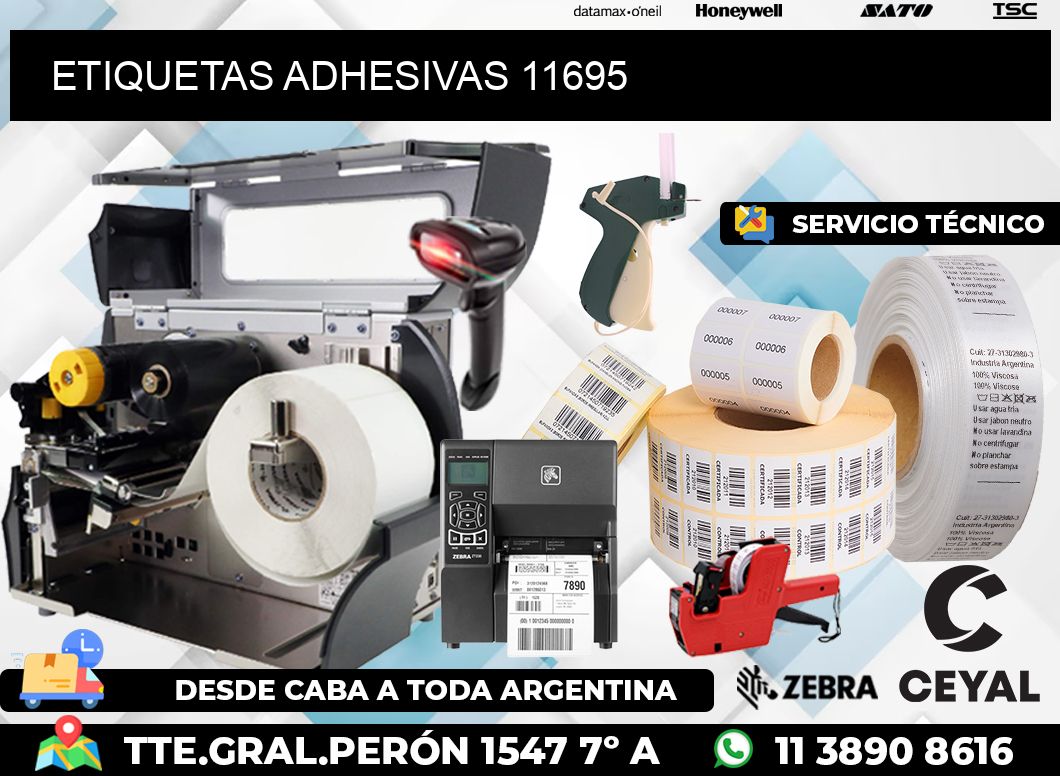 ETIQUETAS ADHESIVAS 11695