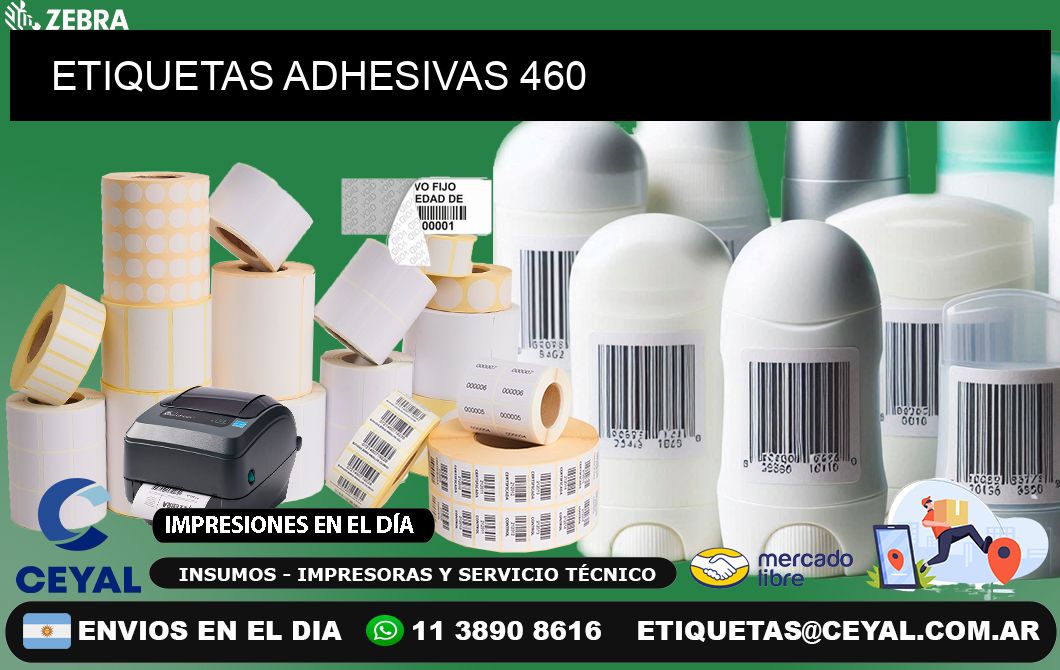 ETIQUETAS ADHESIVAS 460