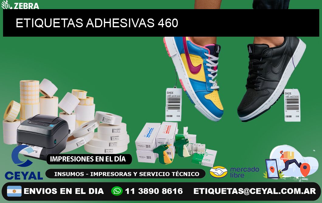 ETIQUETAS ADHESIVAS 460