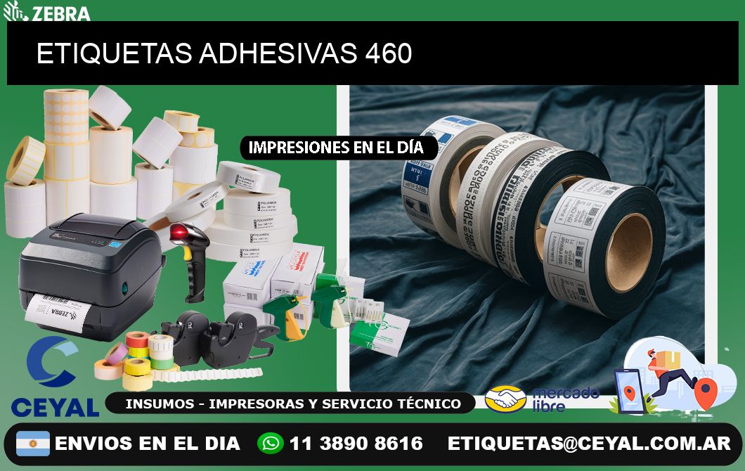 ETIQUETAS ADHESIVAS 460