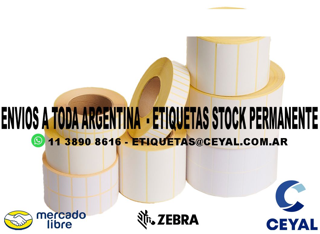 ETIQUETAS ADHESIVAS FABRICAS 24 x 50